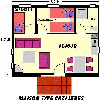 Holiday home Chateau Cazaleres Daumazan-sur-Arize